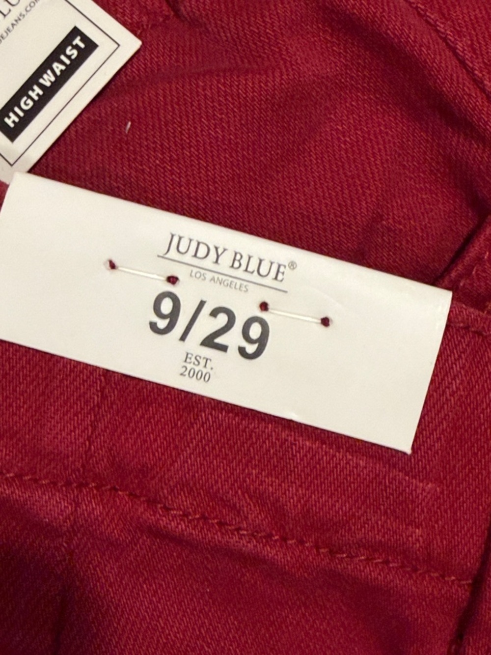 Judy Blue Scarlet High Waist Pants 9/29 NWT - Picture 6 of 7